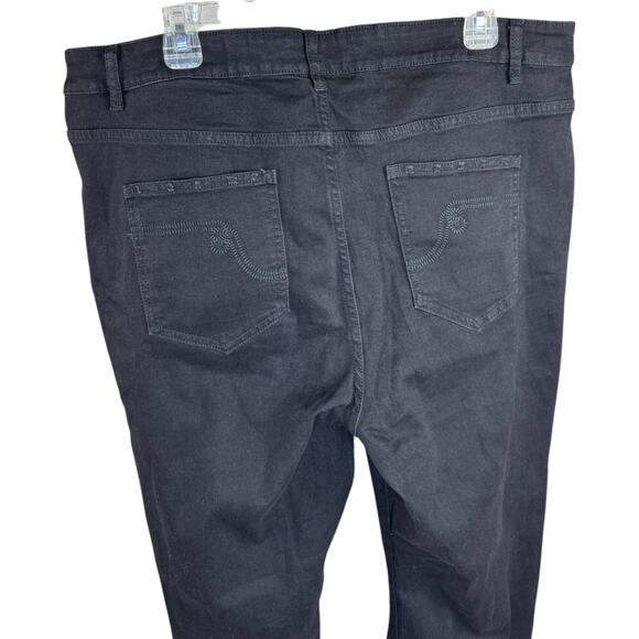 Women with Control Regular My Wonder Denim Aya Jean Black 22 Plus NWT - Picture 3 of 11